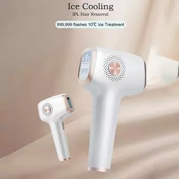 1 комплект постоянного тока 12 В/4 А портативный прибор для постоянного удаления волос IPL для подмышек, ног, рук, линии бикини, домашнего использования US Plug