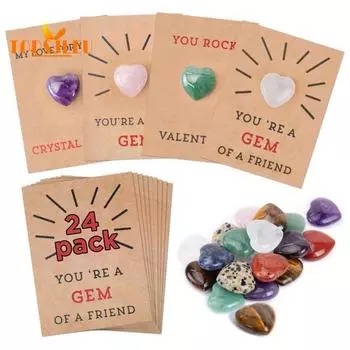 1 комплект поздравительных открыток ко Дню святого Валентина с искусственными кристаллами в форме сердца, романтическая любовная открытка для праздничного подарка 1 Set