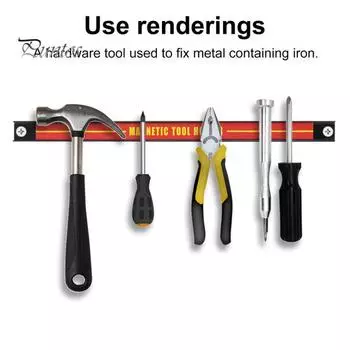 1 комплект, практичный стальной металлический держатель для инструментов с высокой несущей способностью, фурнитура, стеллаж для хранения инструментов, поставка для мастерской 8Inch красный