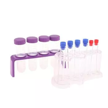 1 комплект пробирок для первичной науки, стойка для больших пробирок для детей, игрушки для раннего обучения и развития мелкой моторики