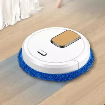 1 комплект прочного умного подметального робота, выносливости, малошумного, прочного, умного подметального робота для влажной и сухой уборки чёрный
