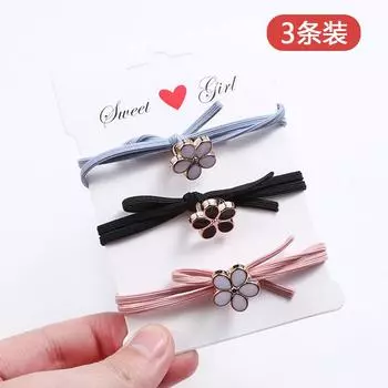 1 комплект Прочные корейские простые резинки для волос Женские эластичные резинки для волос Аксессуары для девочек Резинка для волос Кольцо Головной убор
