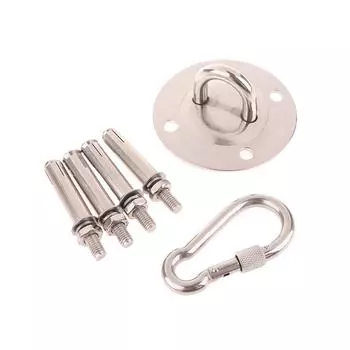 1 комплект прочных крючков для качелей, настенное крепление для гамака, потолочный крючок с 4 винтами, качели для воздушной йоги, аксессуары для спортзала