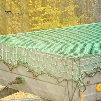 1 комплект прочных, устойчивых к разрывам нейлоновых сеток для прицепов, защитных ограждений для автомобилей, грузовых автомобилей, расходных материалов зелёный