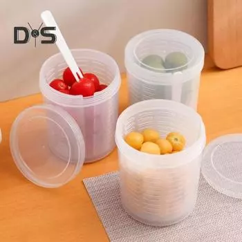 1 комплект, простое в использовании ведро для хранения в холодильнике, широкое применение, практичный двухслойный дренажный органайзер белый