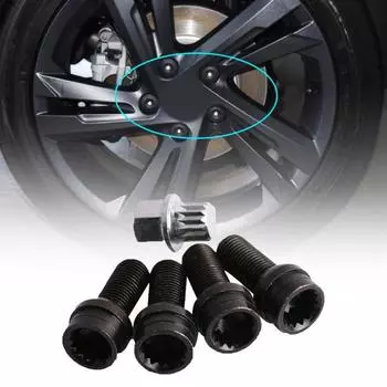 1 комплект противоугонных болтов для блокировки колес, винтов, гаек, модифицированная деталь 1K0698137A