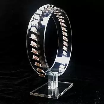 1 комплект, прозрачный держатель для повязки на голову, акриловые ожерелья без заусенцев, витрина, полка для хранения повязки на голову, аксессуары для ювелирных изделий прозрачный