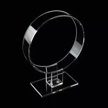 1 комплект, прозрачный держатель для повязки на голову, акриловые ожерелья без заусенцев, витрина, полка для хранения повязки на голову, аксессуары для ювелирных изделий чистый