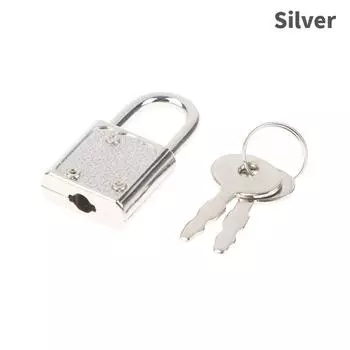 1 комплект, прямоугольный навесной замок, аппаратный замок для багажа с замком для шкатулки для драгоценностей, дневника