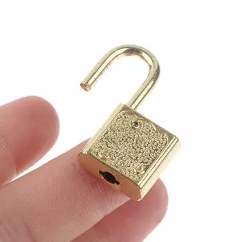 1 комплект, прямоугольный навесной замок, аппаратный замок для багажа с замком для шкатулки для драгоценностей, дневника