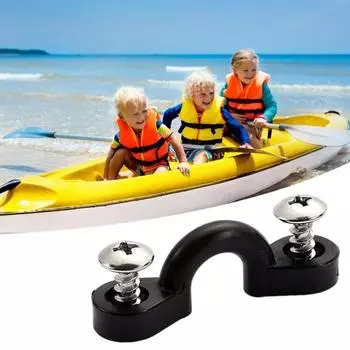 1 комплект, пряжка для веревки для каяка с винтами, шнурок для лодки, C-образная фиксирующая пряжка, детали для каноэ, запасные аксессуары, ремонтный комплект 10 pcs