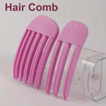 1 комплект пушистых расчесок для волос, натуральная выпуклая расческа для увеличения объема, портативная дорожная расческа для укладки челки на лбу и голове с 3/6 зубцами, аксессуары для волос для женщин и девочек