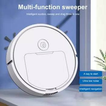 1 комплект пылесоса, интеллектуальное планирование, автоматическая индукция, сильное всасывание, запуск одной кнопкой, эффективный подметальный робот для дома чёрный