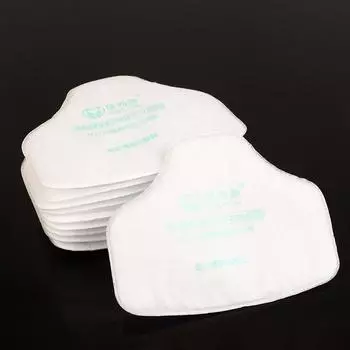 1 комплект пылезащитной противогазной маски с защитой от формальдегида 3700 типа, промышленный респиратор для распыления краски, защитный рабочий фильтр Filter Cotton 10PCS