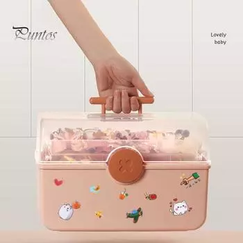 1 комплект пылезащитный удобный чехол для хранения губной помады с гладкой поверхностью косметический ящик для хранения для общежития L розовый