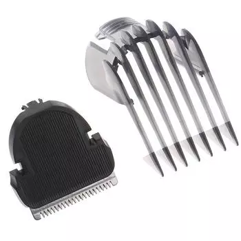 1 комплект расчески для стрижки волос и триммера для волос, парикмахерская головка для Philips Qc5125