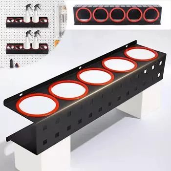 1 комплект распылителя с 5 отверстиями для хранения, держатель для стальной подвесной банки, безопасное хранение, вешалка для гаража автомобиля