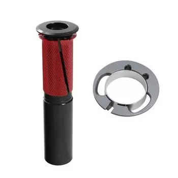 1 комплект расширителя гарнитуры из алюминиевого сплава, черный + красный, нержавеющая сталь