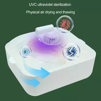 1 комплект размораживателя, 2 шестерни, функция синхронизации, постоянная температура, сушка воздуха, сливной дизайн, съемный размораживатель 4 в 1, кухонные принадлежности