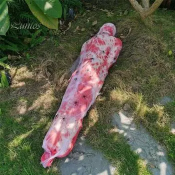 1 комплект, реалистичный надувной поддельный труп, уличный страшный труп, подвесное украшение, жуткий реквизит для фотосъемки на Хэллоуин