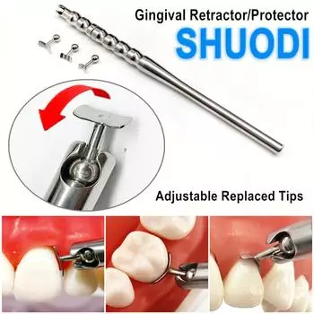 1 комплект, регулируемый зубной имплантат, ретракционный ретрактор десны, инструмент для изоляции сепаратора десен 1 set