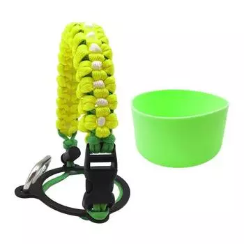 1 комплект ремней для бутылок с водой с силиконовым покрытием, прочный, простой в установке, нескользящий ремень для стаканов с водой для дома и улицы M