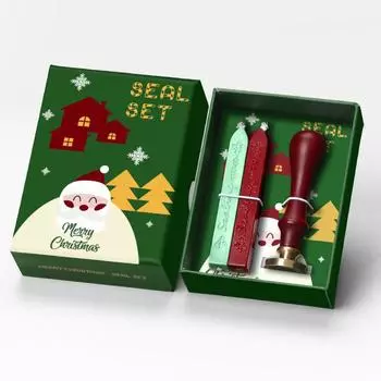 1 комплект ретро креативный DIY рождественский огненный штемпель краска печать головка воск конверт украшение ручной счет