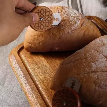 1 комплект, резак для резки хлеба, металлический резак для хлеба, хромой резак для теста, набор инструментов для маркировки узоров для кухни, пекарни красный