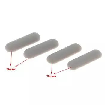 1 комплект резиновой накладки для ног для ноутбука Hp 830 G5, противоскользящая накладка для ног, нижняя базовая крышка