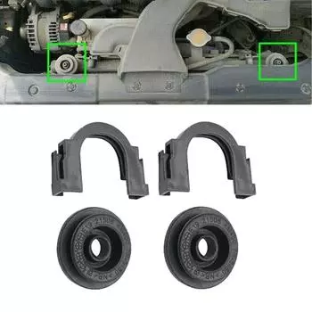 1 комплект резиновых прокладок для радиатора, держателей, монтажных кронштейнов, подходит для T30 T31 S35 21506-4M400 21507-4M400 21542-CA000