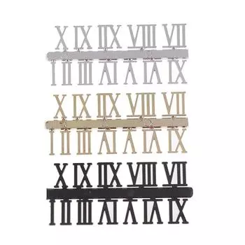 1 комплект, римские цифры, цифровые запасные части для ремонта гаджетов «сделай сам», ремонт часов золотой