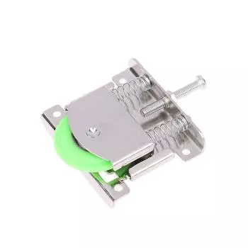 1 комплект роликов для раздвижных зеркальных дверей, стальной корпус, шариковые подшипники, выпуклое пластиковое колесо, шкив для шкафа