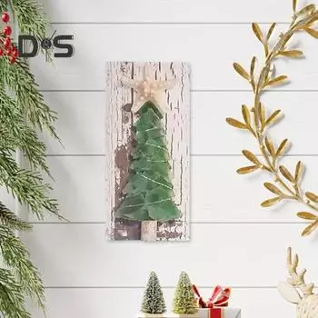 1 комплект рождественской елки из морского стекла, ручная работа, красочное настенное украшение из морского стекла, настенный орнамент, набор для творчества, праздничный подарок A