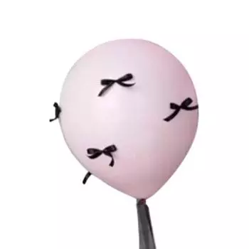 1 комплект розовых бантов для свадебной фотосессии, реквизит для помолвки, плавающий воздушный шар на День святого Валентина, латексные воздушные шары для украшения дня рождения