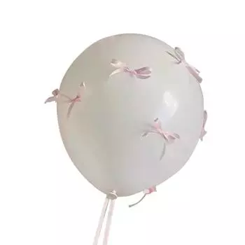 1 комплект розовых бантов для свадебной фотосессии, реквизит для помолвки, плавающий воздушный шар на День святого Валентина, латексные воздушные шары для украшения дня рождения