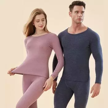 1 комплект(рубашка+брюки) Шелковые пары сексуальные бесшовные эластичные термобелье комплекты унисекс тонкие длинные кальсоны L