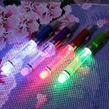 1 комплект, ручка для дрели, светодиодная лампа, набор ручек для рисования со стразами, эргономичная ручка для рисования своими руками со сменными наконечниками для дома фиолетовый