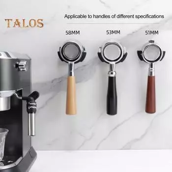 1 комплект, ручка, вешалка, слот для карт, дизайн крепления, силиконовая полезная ручка для кофеварки, подвесная стойка для хранения, кухонный инструмент для бара 53mm