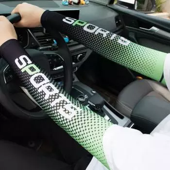 1 комплект рукавов на руку, супермягкий износостойкий ледяной шелк, унисекс, солнцезащитный крем с чехлом для лица, набор для кемпинга темно-синий