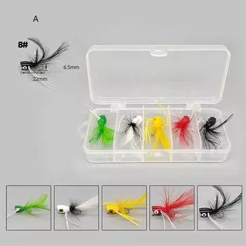 1 комплект рыболовной приманки, 5 предметов, аксессуары Bionic Lifelike Style B