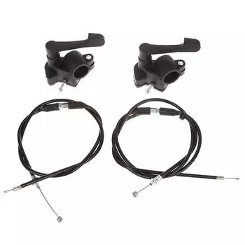 1 комплект рычага дроссельной заслонки для квадроцикла с большим пальцем в сборе с кабелем акселератора и ручками для 50-250 куб. см