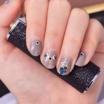 1 комплект съемных наклеек для ногтей, ультратонких, не раздражающих пузырьков, с изысканным узором, декоративных чернил из смолы N