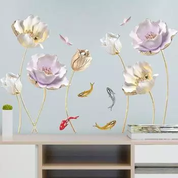 1 комплект самоклеящихся наклеек на стену, легко наклеиваемые, ПВХ, отличные прочные наклейки на стену белый