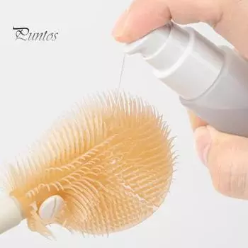 1 комплект щеток для чистки детских бутылочек, многофункциональная щетка для напитков, соломенная щетка, очиститель для зазоров между губами и соски, легко очищаемая вода на 360 градусов фиолетовый