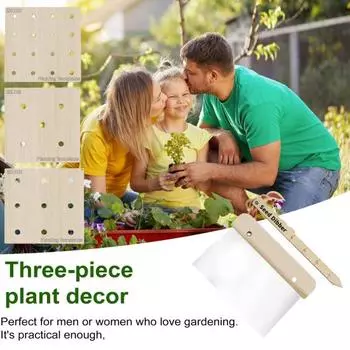 1 комплект семян, шаблон для посадки семян, инструмент Dibber, линейка для семян, распорка для семян с отверстиями для улицы