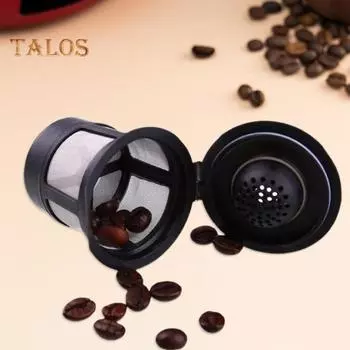 1 комплект, сетчатый фильтр для кофе, мелкая сетка, перколят, пищевой контакт, практичная ситечко для столовой, молотого кофе для эспрессо, чашка 6pcs