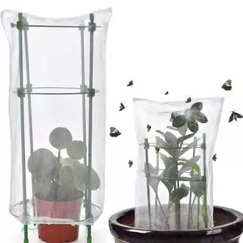 1 комплект сетки для растений, супермягкая, устойчивая к разрыву пластиковая сетка для защиты птиц и овощей для дома зелёный