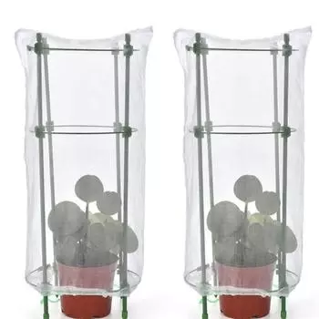 1 комплект сетки для растений, супермягкая, устойчивая к разрыву пластиковая сетка для защиты птиц и овощей для дома зелёный