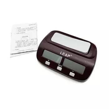 1 комплект шахматного таймера с будильником электронная настольная игра бонус соревнование мастер турнир цифровые шахматные часы обратный отсчет коричневый