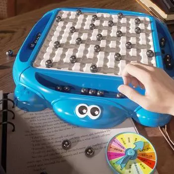 1 комплект шахматной настольной игры с магнитным камнем и магнитным интерактивным фокусом для родителей и детей, обучение логическому мышлению для 2 игроков B